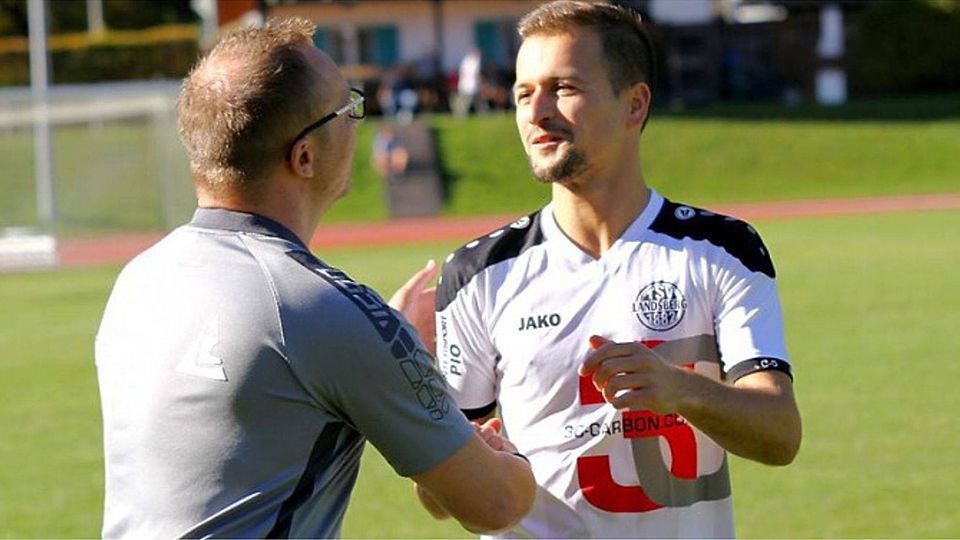Muriz Salemovic (re.) wechselt als spielender Coach zum FC Pipinsried F: Rabuser