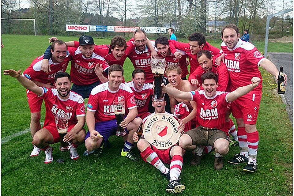 Der SV Hebertsfelden II Sicherte sich vorzeitig die Meisterschaft der A-Klasse Pfarrkirchen van Bergen