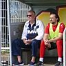 Ralf Gehrke (li.) wird zukünftig nicht mehr beim BSC Eintracht Südring auf der Bank sitzen. Er ergänzt das Trainerteam des Bezirksligisten TSV Lichtenberg.
