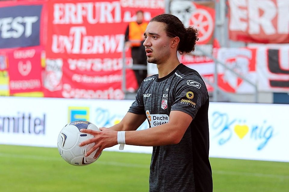 Sein Vertrag in Erfurt verlängerte sich: Pablo Santana Soares.