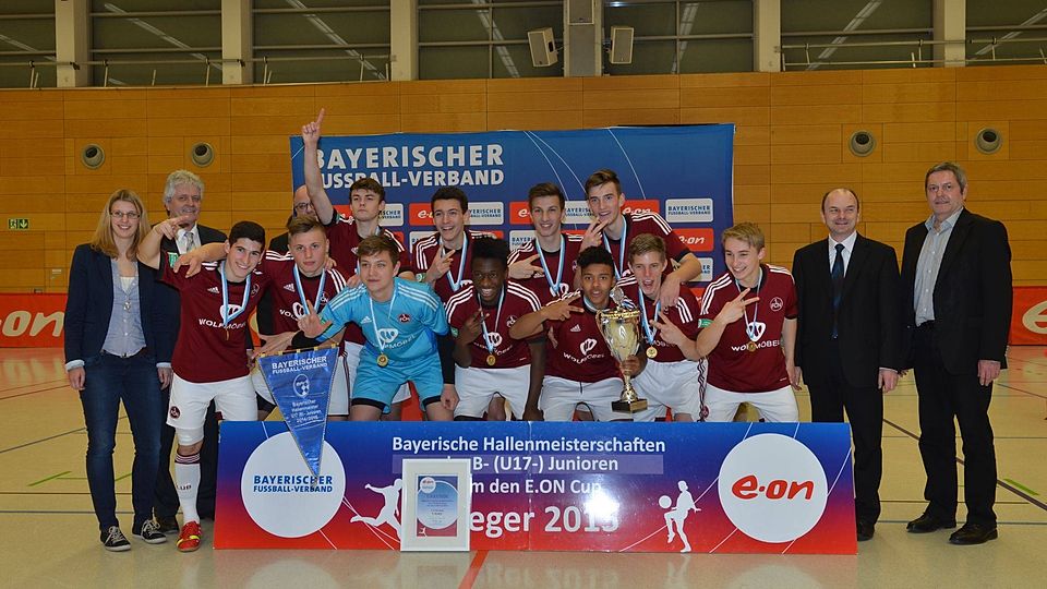Der Bayerische Hallenchampion der U17 heißt 1. FC Nürberg. F.: BFV