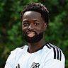 Matchwinner Jeffrey Ekue Mensah.