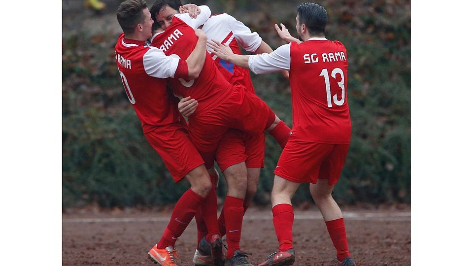 Nach zwei Pleiten wieder Grund zum Jublen: Die SG RaMa.F: Vigneron