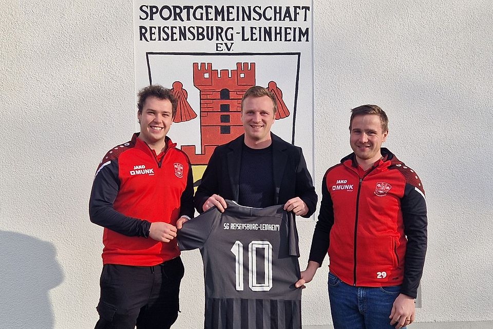 Sven Seibold (Mitte) wird die SG Reisensburg ab der Saison 2024/25 trainieren.