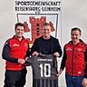 Sven Seibold (Mitte) wird die SG Reisensburg ab der Saison 2024/25 trainieren.