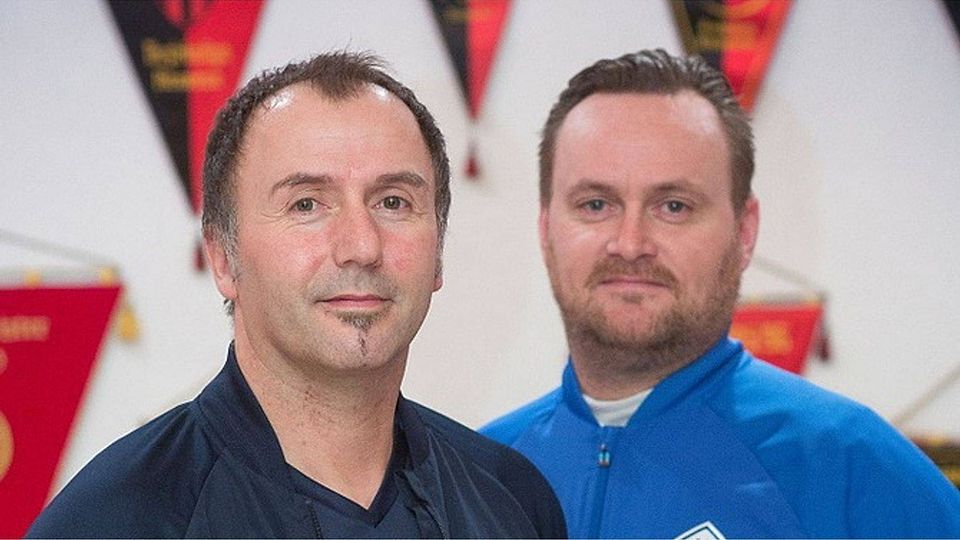 Herbert Sailer und Timo Räpple – die zwei Neuen am Regiepult des bayerischen Regionalligisten FV Illertissen. © Foto: Volkmar Könneke