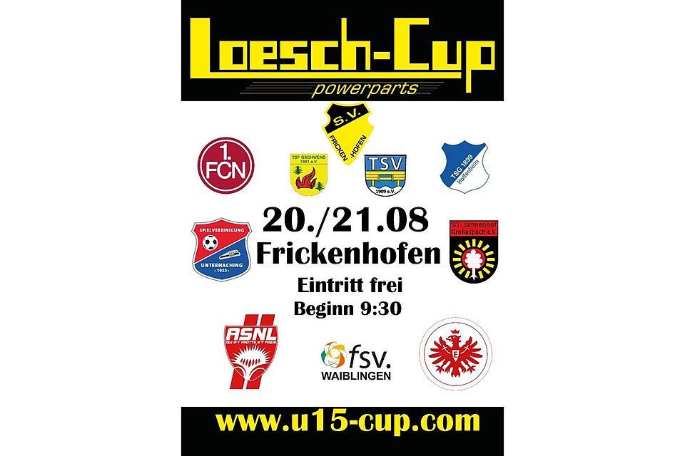 Ende August startet der Loesch-Cup in eine neue Runde.