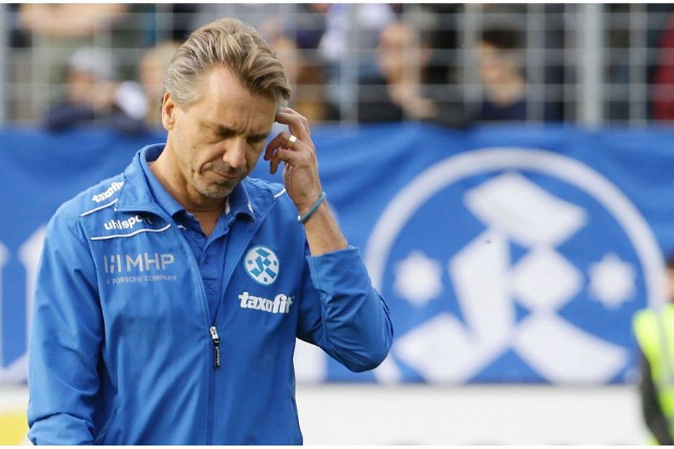 Die Sorgen von Horst Steffen wurden immer größer. Der Verein hat nun reagiert und ihn freigestellt. Foto: Baumann