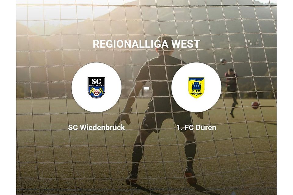 SC Wiedenbrück gegen 1. FC Düren
