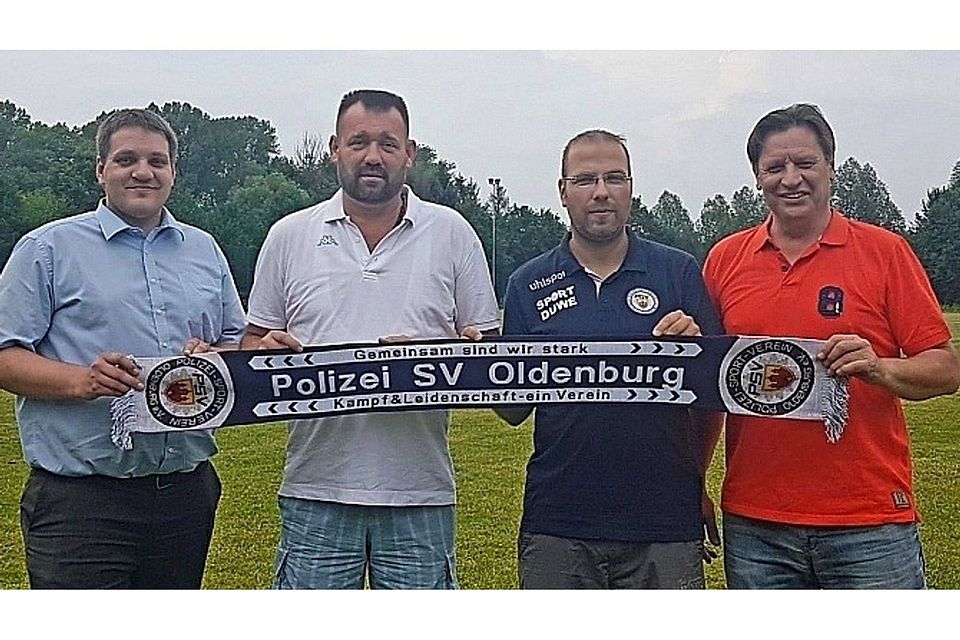 Die neue PSV-Riege: v.l.n.r.: Florian Müller, Zeljko Ruskovec, Timo Treu, Boris Ekmescic