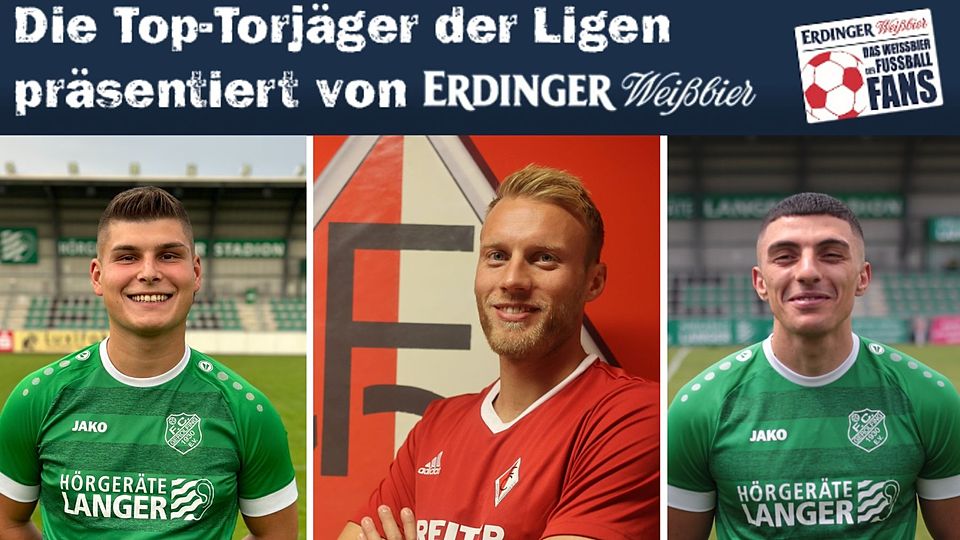 Mit großem Abstand der Toptorjäger in den Donau/Isar-Kreisligen: Andreas Hohlenburger (m.) erzielte 17 Tore in sechs Spielen.