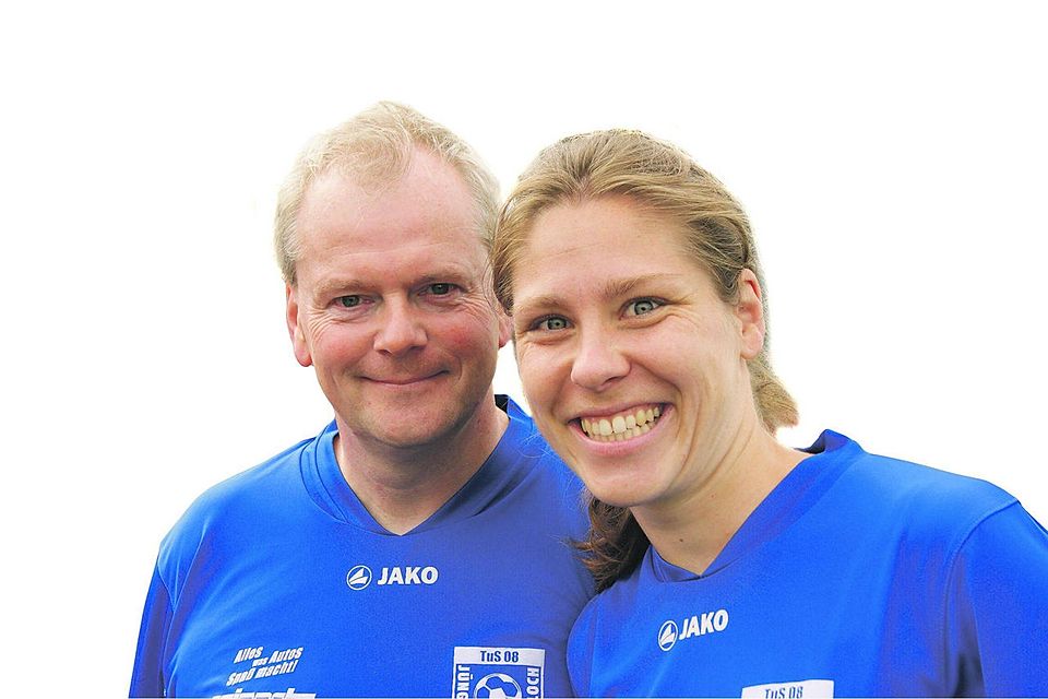 Mit großem Engagement und viel Freude als Trainer des 18-köpfigen Teams bei der Sache: Stephan Wenn und Katrin Ruhnau.