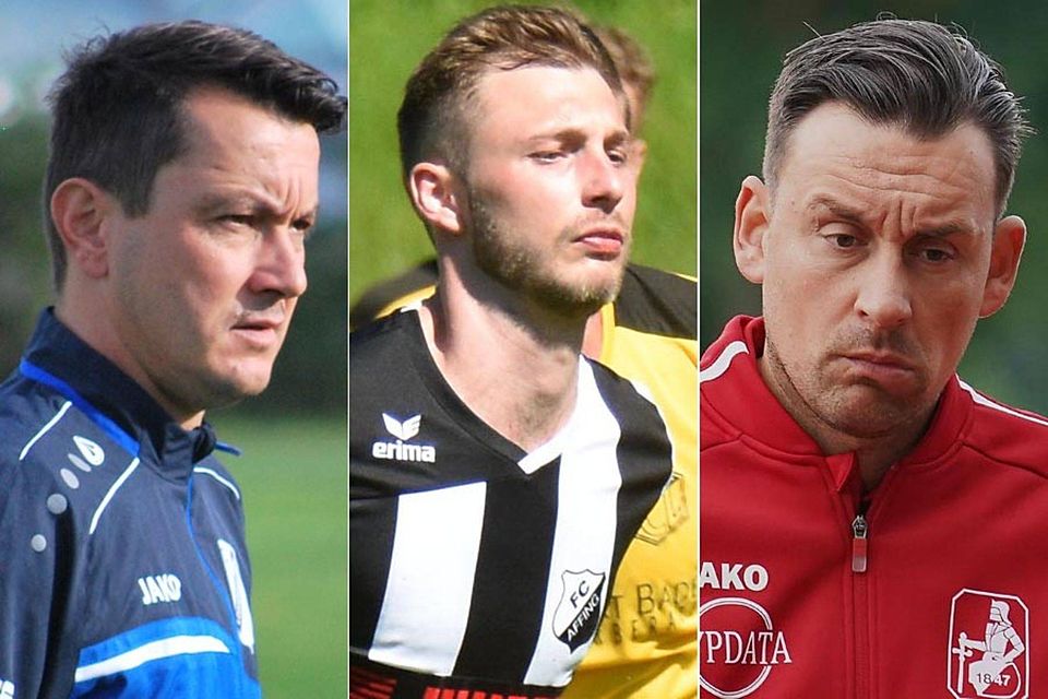 Neue Trainer in der Kreisliga West sind (von links) Jürgen Deinhart (VfL Großkötz), Sebastian Spreitzer (TSV Offingen) und Markus Deibler (TSV Ziemetshausen).