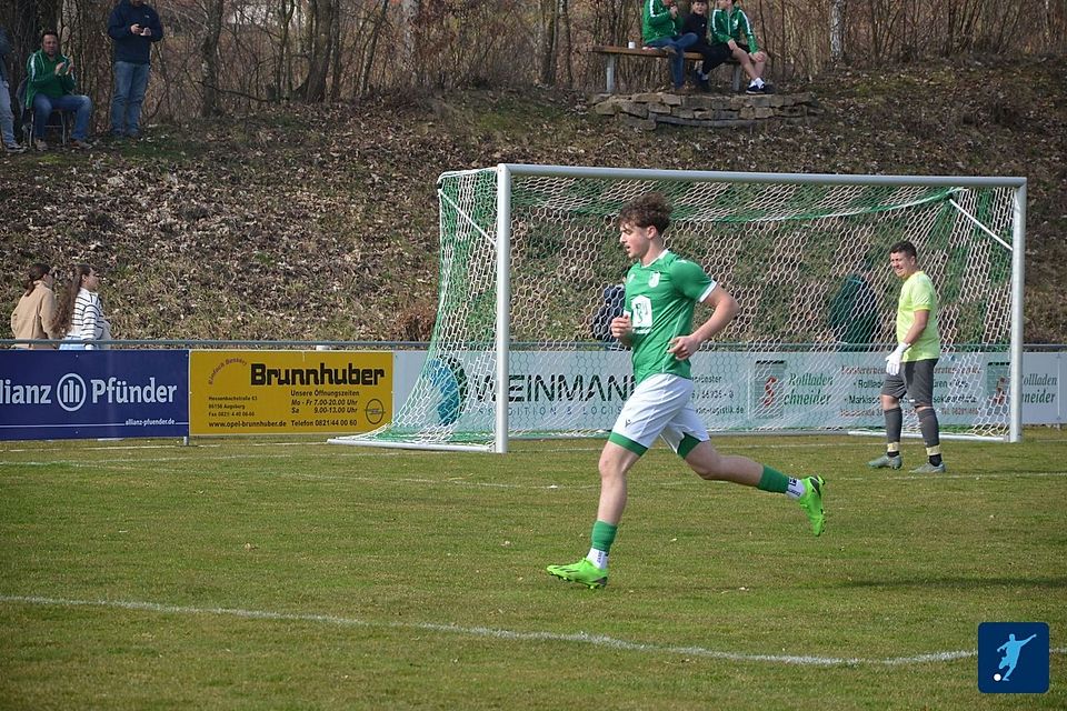 Tobias Roßner – zweifacher Torschütze und Mann des Spiels.