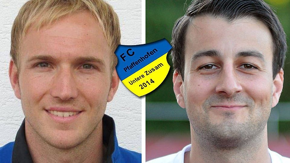Fabian Röller (links) und Alexander Steichele machen künftig bei FC Paffenhofen-Untere Zusam gemeinsame Sache.