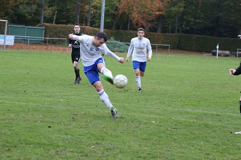 Schusstechnik wie aus dem Lehrbuch: Tim Wilden.