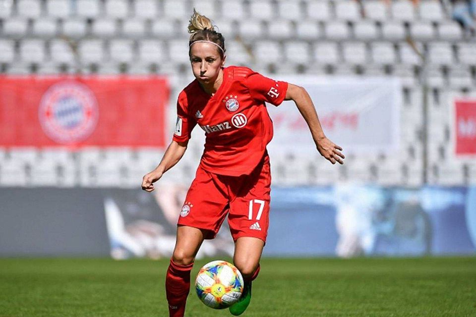 Voller Hoffnung: FCB-Frau Kathrin Hendrich will ins Pokalviertelfinale.  Sven Leifer