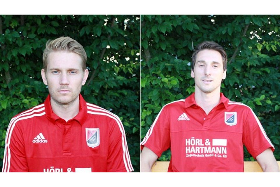 Jochen Jaschke (l.) und Sebastian Stangl verlassen den SV Günding. F: rt
