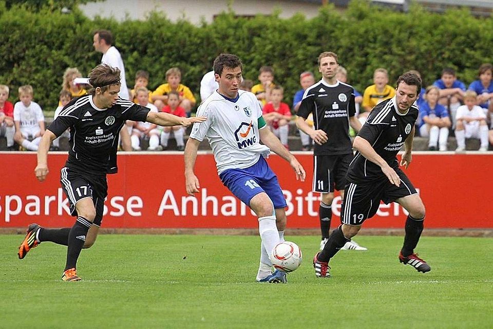 Beim FCM lief Matthias Deumelandt (in blau-weiß) in der Regional- und Oberliga auf.