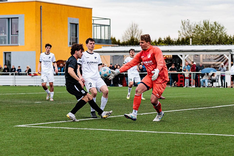 Schafhausens Torhüter Niklas Giesen hatte reichlich Gelegenheit, sich auszuzeichnen.