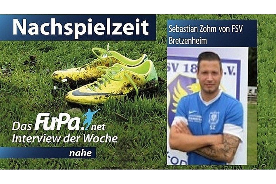 Der neue Trainer des FSV Bretzenheim, Sebastian Zohm, zu Gast beim "Nachspielzeit" Interview der Woche.  F: Luca Vanni