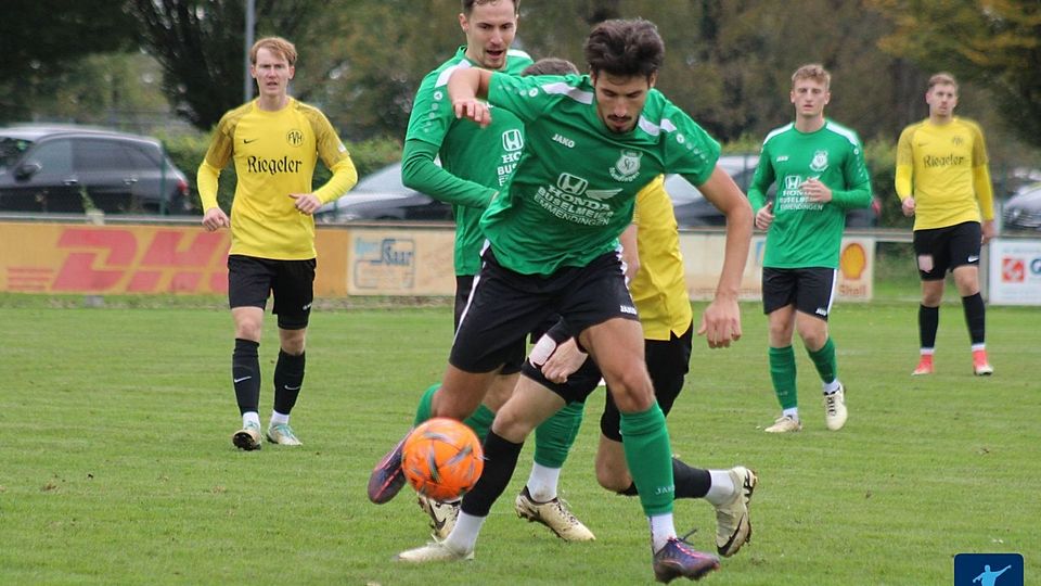 Der SV Mundingen (grüne Trikots) schickte den FV Herbolzheim mit 6:0 nach Hause. 
