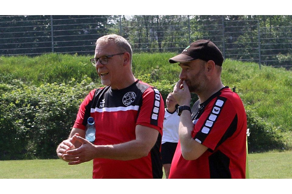 Erfolgsduo: Norbert Sagowski (l.) und Co-Trainer Marc Windmann.