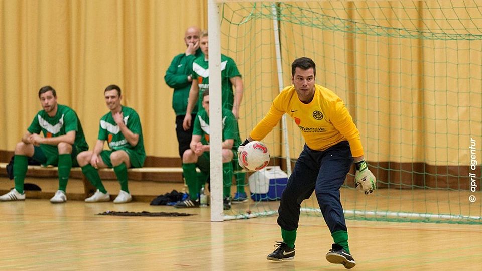 Beim diesjährigen Hallenturnier der Landesliga stand Mario Langner noch im Tor der SF Johannisthal. Foto: www.aprilagentur.de