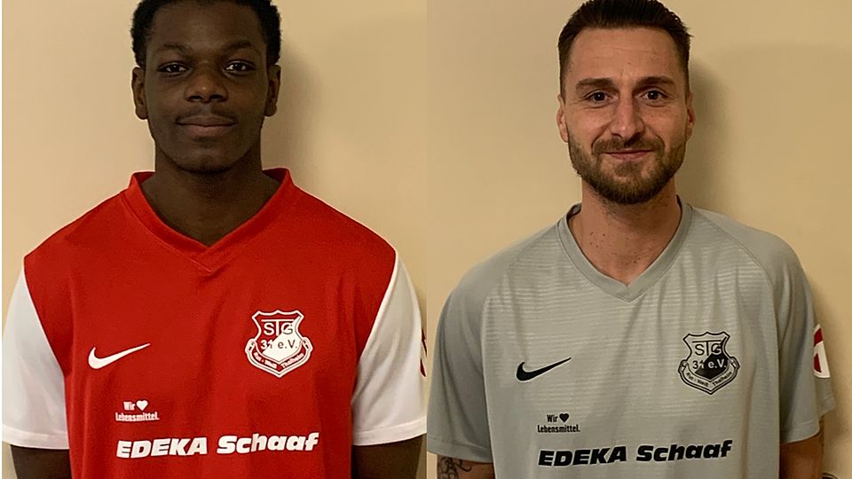 Moustapha Hady Ba (links) und Steve Braunsdorf sind neu in Thalheim.