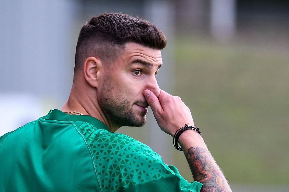 Aleksandro Petrovic musste sich mit dem TSV Buchbach mit 0:2 in Bayreuth geschlagen geben.