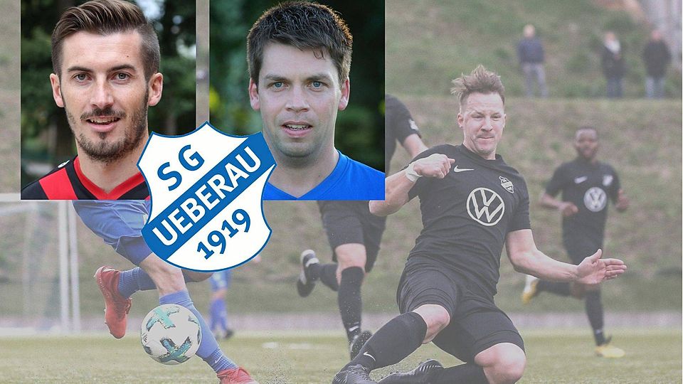Philipp Stuckert (links) und Boris Rothenhäuser bleiben auch in der kommenden Saison Trainer des Kreisoberligisten SG Ueberau.