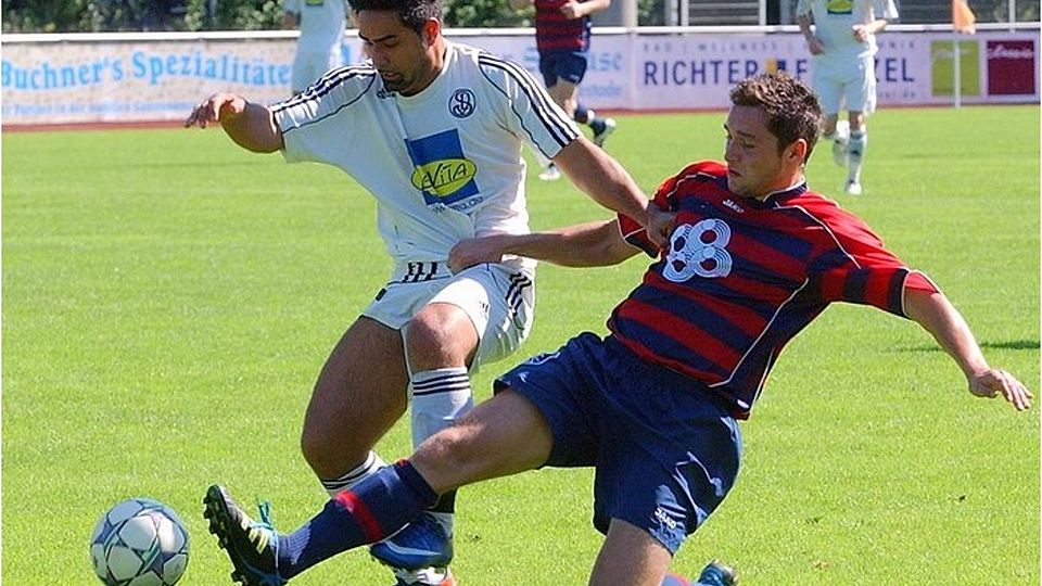 Matthias Süß (re.) verlässt den 1. FC Bad Kötzting F: Dirk Meier