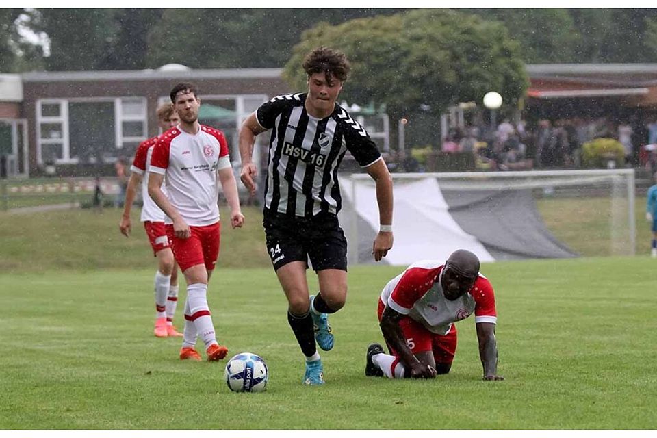 Lukas Deutschbein (Heikendorfer SV) leitete gute Offensivaktionen ein.