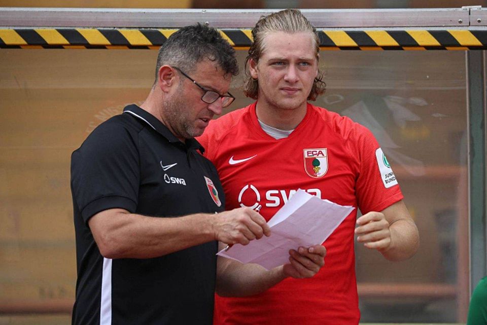 David Wörns lief vor der Corona-Pause für die U19 des FC Augsburg in der Bundesliga Süd/Südwest auf.