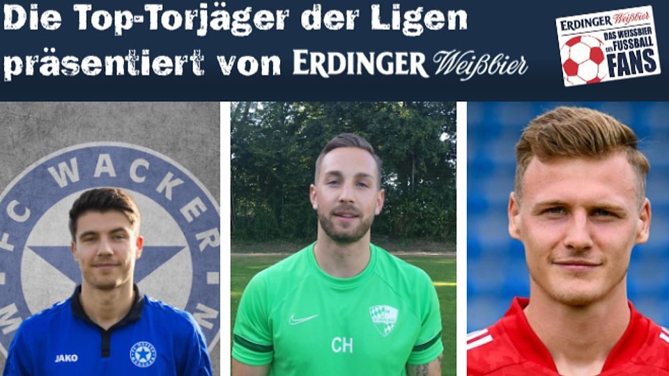 Norbert Bzunek vom FC Wacker München (l.) holt sich den Titel in den Kreisklassen München!