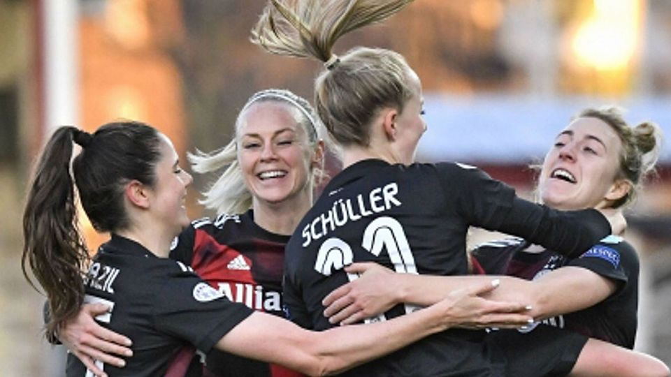 Gewohntes Bild: Auch bei Rosengard gewannen die Fußballerinnen des FC Bayern – der 26. Sieg in Serie.