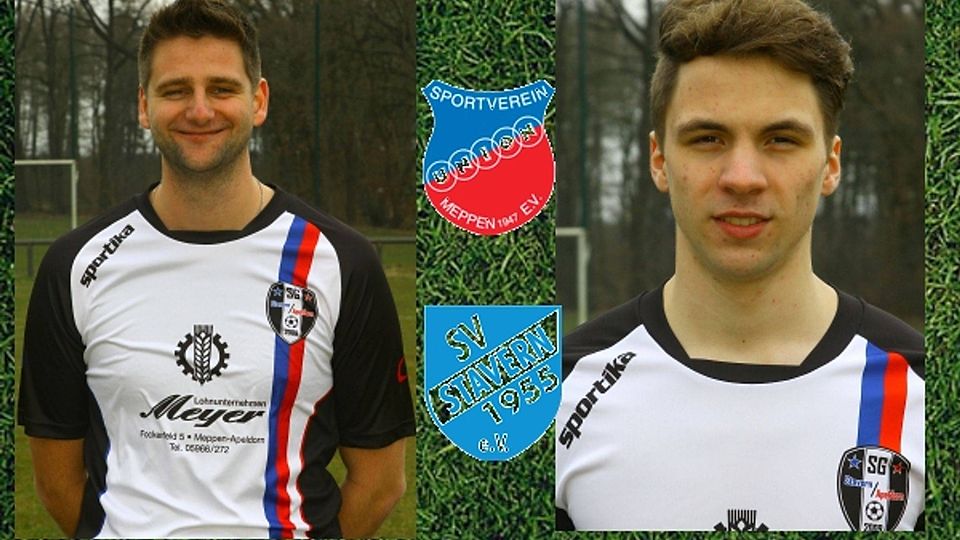 Von der SG Stavern/Apeldorn zu Union Meppen: Dirk Meyer (links) und Alexander Kuhl.