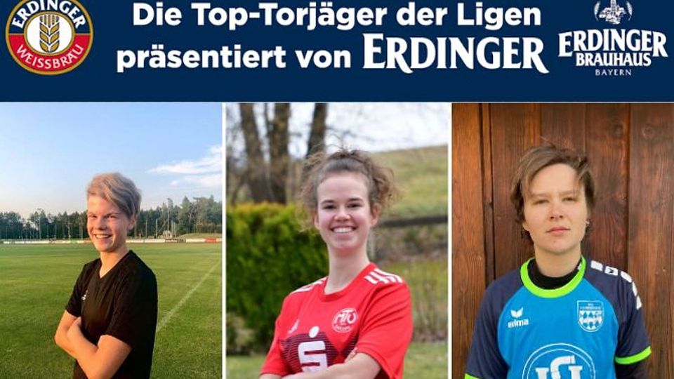 Kristina Spitzer (mi.) befindet sich auf dem Weg, die 15 Kästen Erdinger zu gewinnen.