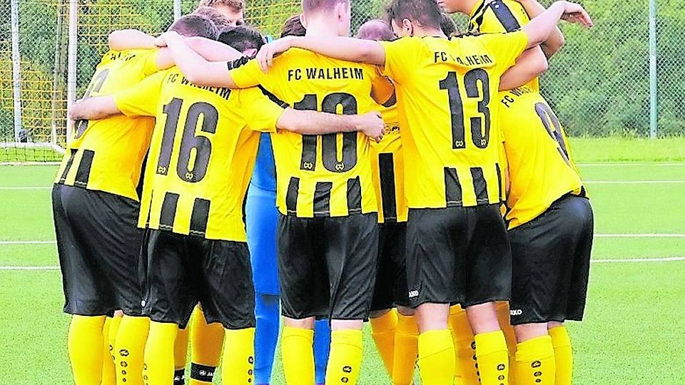Aushängeschild des neuen Vereins aus dem Aachener Süden: die erste Mannschaft des FC Walheim.
