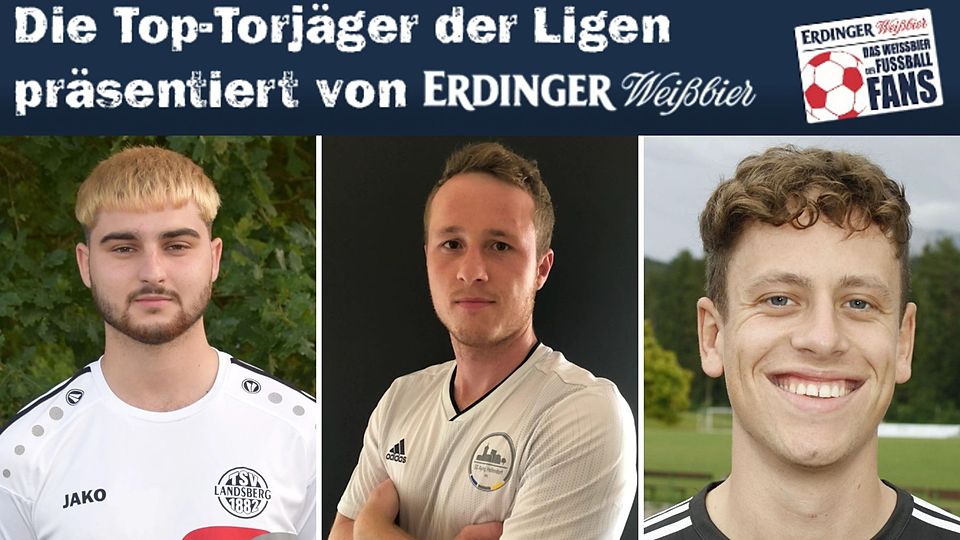 Alessandro Mulas, Benedikt Wohlschläger und Benedikt Veicht sind die besten Torschützen der Kreisklassen Zugspitze.