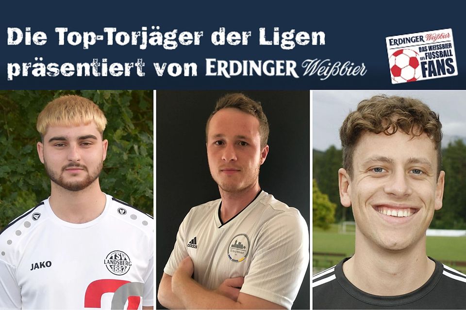 Alessandro Mulas, Benedikt Wohlschläger und Benedikt Veicht sind die besten Torschützen der Kreisklassen Zugspitze.