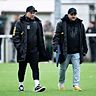 René Deubner (rechts) wird nächste Saison nicht mehr Trainer beim SV 09 Arnstadt sein.