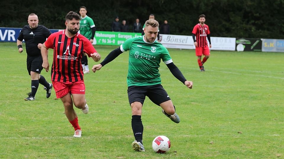 Mit seinen 35 Jahren strahlt Benjamin Maier (rechts) immer noch eine enorme Torgefahr aus.