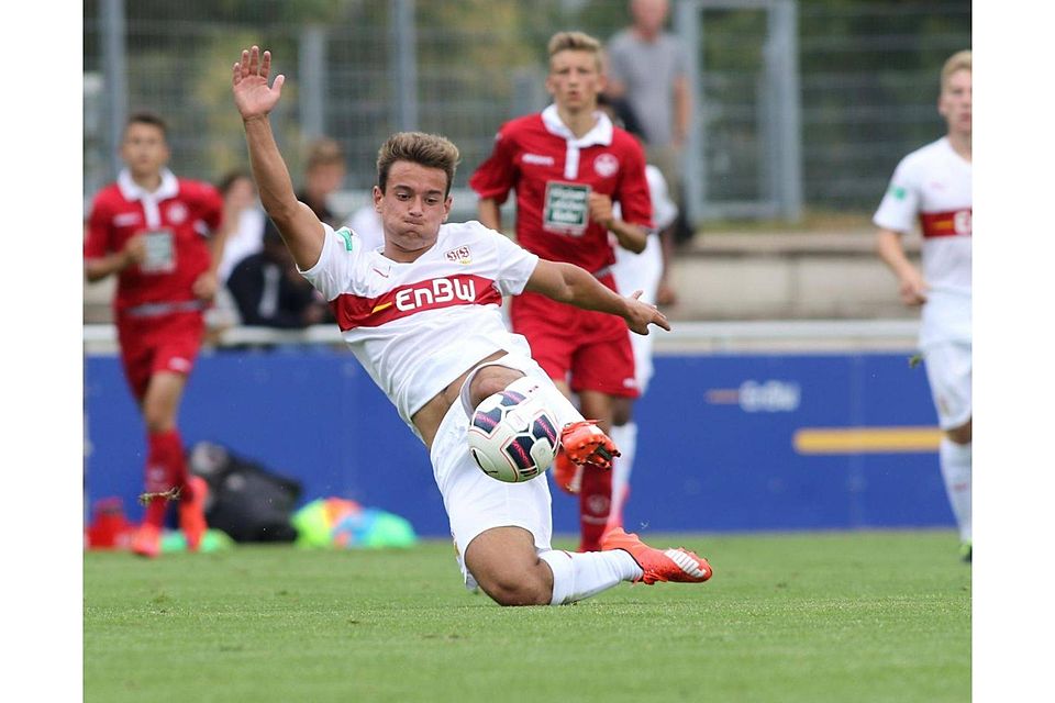 Die U17 des VfB Stuttgart machten bei ihrem 4:1-Sieg gegen den 1. FC Kaiserlautern meistens eine gute Figur. Foto: Baumann