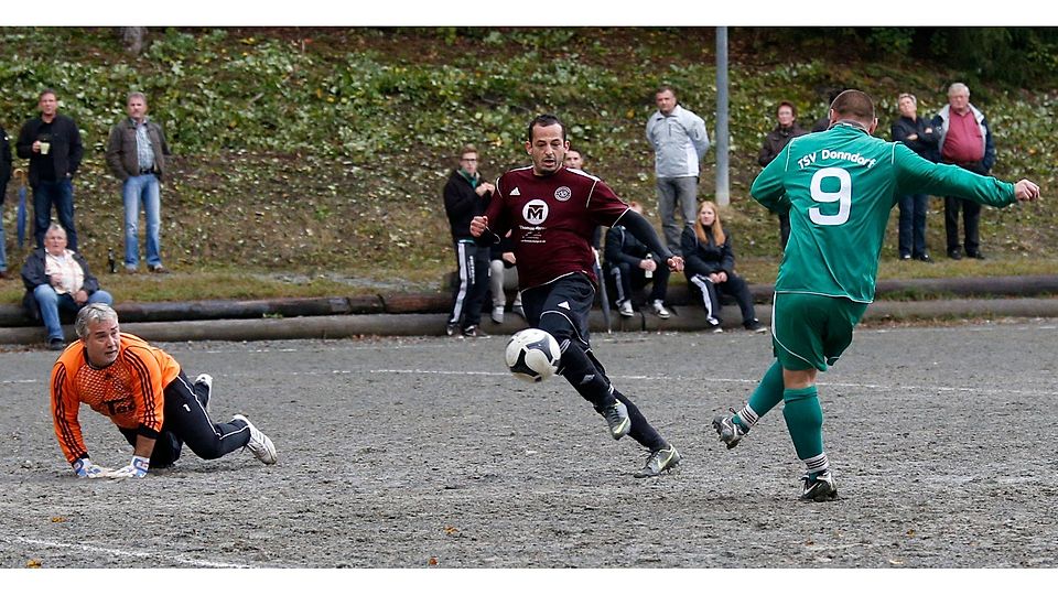 Der TSV Donndof-Eckersdrof und der SV Heinersreuth trennten sich 2:2 F: Peter Kolb