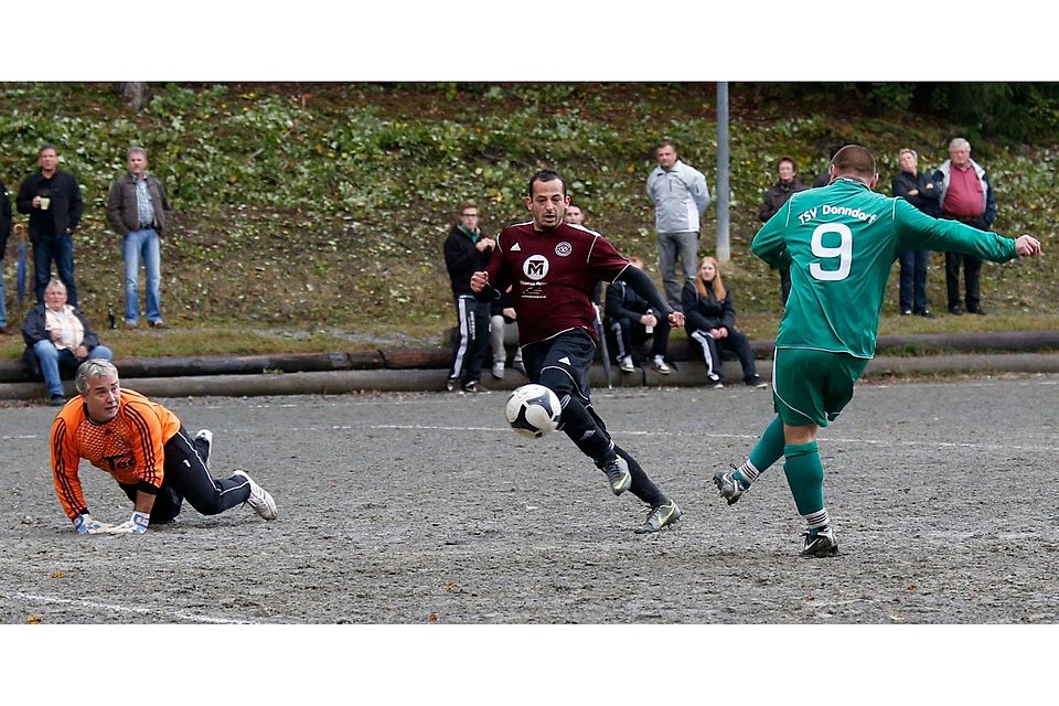Der TSV Donndof-Eckersdrof und der SV Heinersreuth trennten sich 2:2 F: Peter Kolb