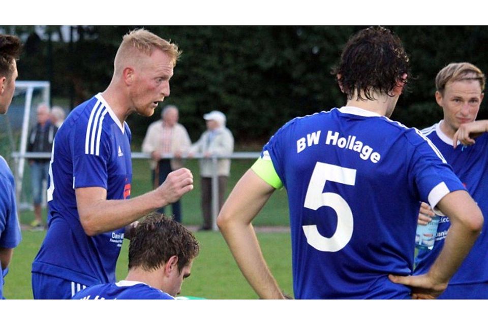 Andre Strößner (links) steht mit Hollage II auf Platz 1 der Kreisliga Nord. F: KarlHeinz Rickelmann