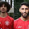 Abd Elhadi Awn (l.) und Josef Abi-Haidar überragten für den TSV Bruckhausen. 