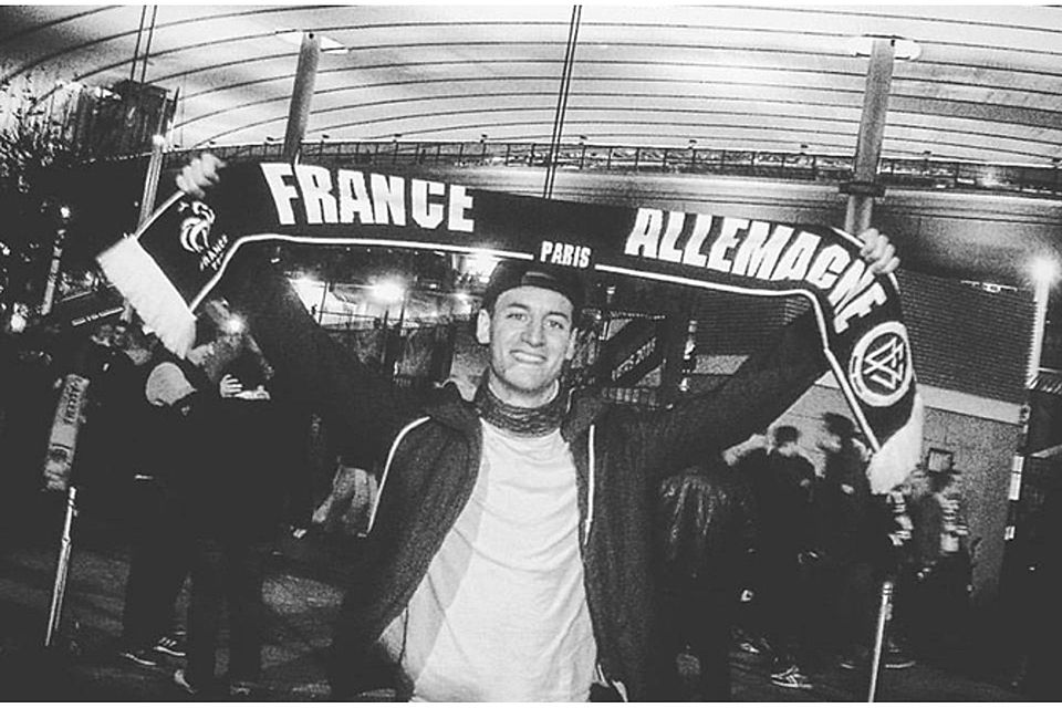 Felix Dreher aus Winden war am vergangenen Freitag im Stade de la France  in St. Denis beim Länderspiel zwischen Deutschland und Frankreich, das von mehreren Terroranschlägen überschattet wurde. | Foto: Privat