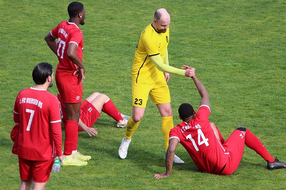 Trost vom Gegner: Die Viersener blieben im Abstiegskampf am Sonntag ohne Punkte.